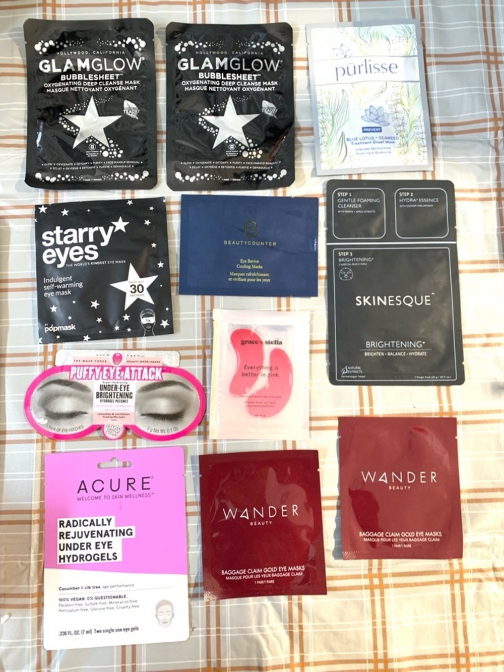 Huge Lot Mixed Skin Care Face Beauty Products Approx 37 Face Mask / Eye Masks - Picture 8 of 10